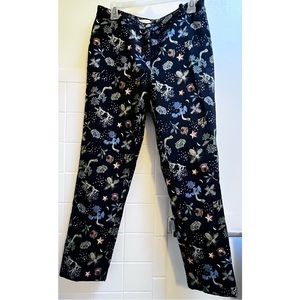 H&M embroidered pants - size S